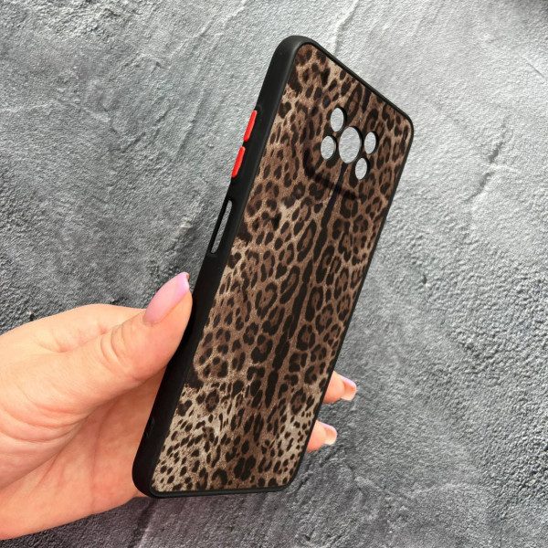 Чехол для Xiaomi Poco X3 NFC / Poco X3 Pro с защитой камеры с леопардом классическим