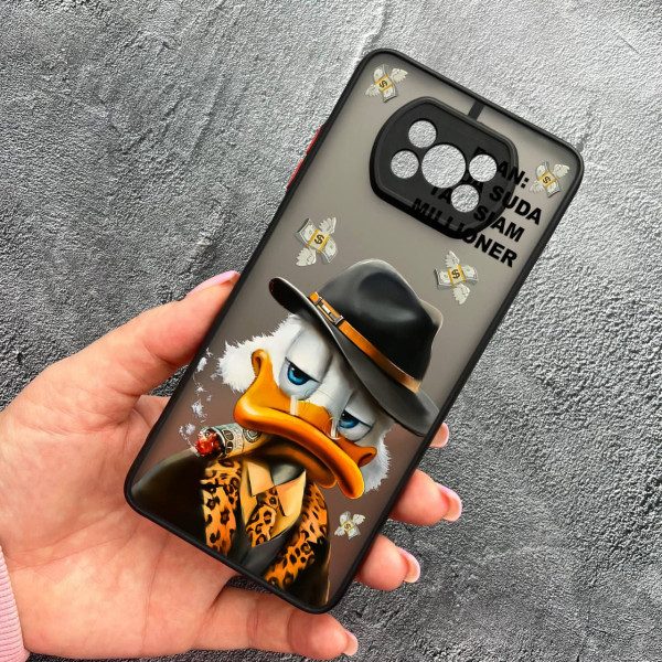 Чохол для Xiaomi Poco X3 NFC / Poco X3 Pro з захистом камери з Дональдом Даком
