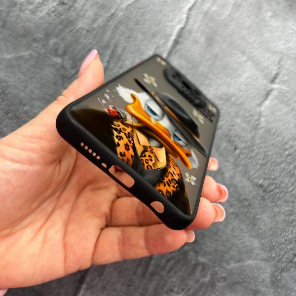 Чехол для Xiaomi Poco X3 NFC / Poco X3 Pro с защитой камеры с Дональдом Даком