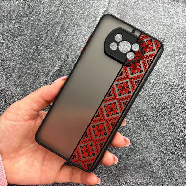 Чохол для Xiaomi Poco X3 NFC / Poco X3 Pro з захистом камери з вишиванкою Київщина