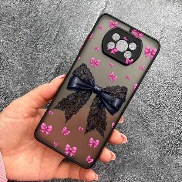 Чохол для Xiaomi Poco X3 NFC / Poco X3 Pro з захистом камери з бантиком