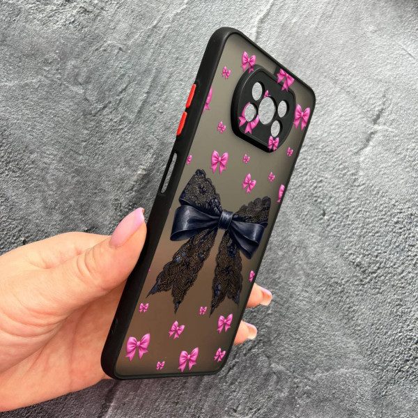 Чохол для Xiaomi Poco X3 NFC / Poco X3 Pro з захистом камери з бантиком