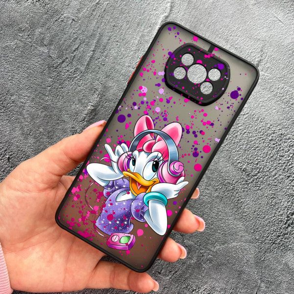 Чехол для Xiaomi Poco X3 NFC / Poco X3 Pro с защитой камеры детский с Дейзи
