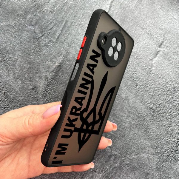 Чехол для Xiaomi Mi 10T Lite / Redmi Note 9 Pro 5G / Mi 10i 5G патриотический с защитой камеры I`m Ukrainian