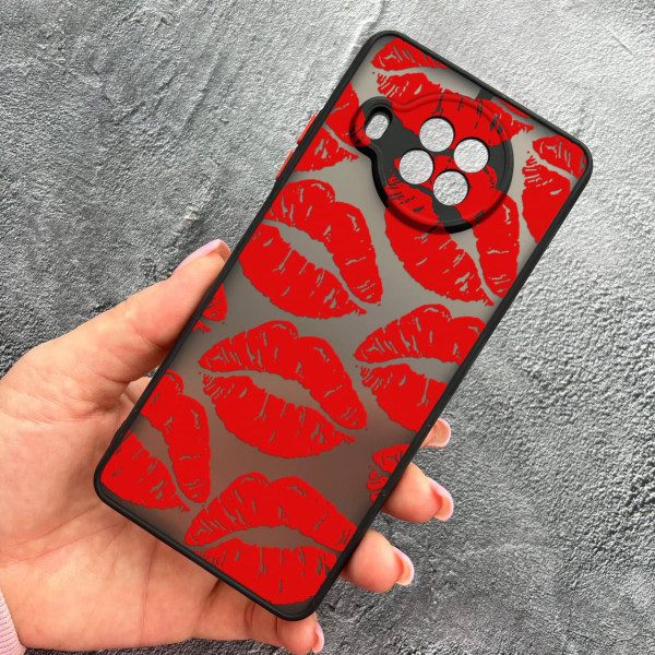 Чехол для Xiaomi Mi 10T Lite / Redmi Note 9 Pro 5G / Mi 10i 5G с защитой камеры с красными губами