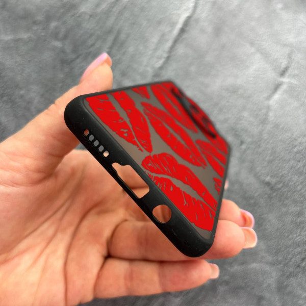 Чехол для Xiaomi Mi 10T Lite / Redmi Note 9 Pro 5G / Mi 10i 5G с защитой камеры с красными губами