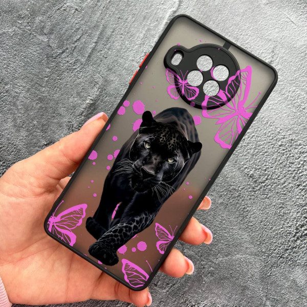 Чохол для Xiaomi Mi 10T Lite / Redmi Note 9 Pro 5G / Mi 10i 5G з захистом камери з пантерою та метеликами