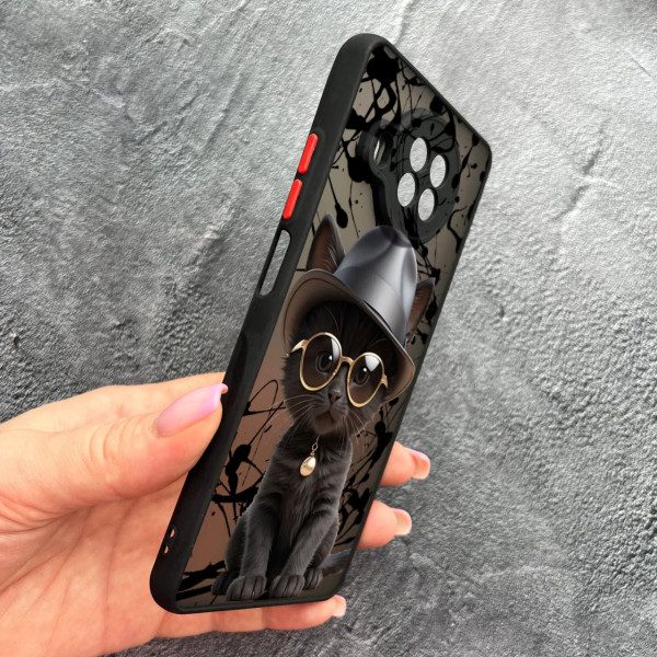 Чохол для Xiaomi Mi 10T Lite / Redmi Note 9 Pro 5G / Mi 10i 5G з захистом камери з котиком в капелюсі