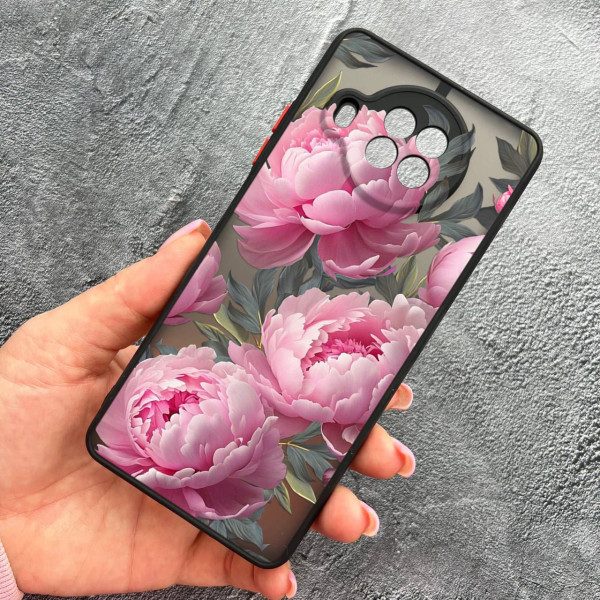 Чохол для Xiaomi Mi 10T Lite / Redmi Note 9 Pro 5G / Mi 10i 5G з захистом камери з квітами півоніями крупними