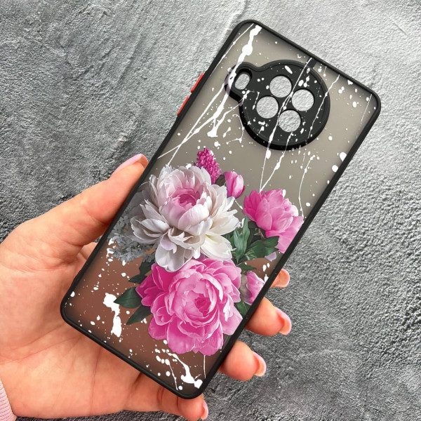 Чохол для Xiaomi Mi 10T Lite / Redmi Note 9 Pro 5G / Mi 10i 5G з захистом камери з квітами півонії класичні