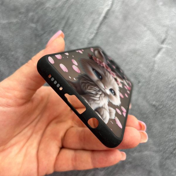 Чехол для Xiaomi Mi 10T Lite / Redmi Note 9 Pro 5G / Mi 10i 5G с защитой камеры с зайкой в ​​лепестках