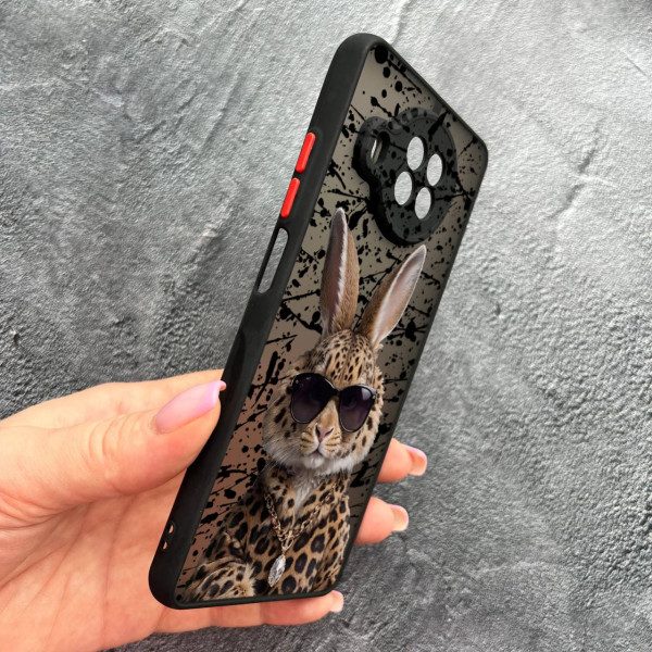 Чохол для Xiaomi Mi 10T Lite / Redmi Note 9 Pro 5G / Mi 10i 5G з захистом камери з зайцем у леопарді