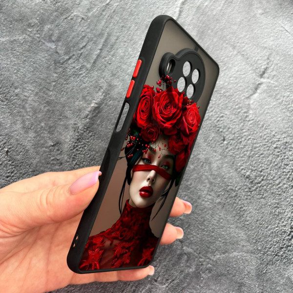 Чохол для Xiaomi Mi 10T Lite / Redmi Note 9 Pro 5G / Mi 10i 5G з захистом камери з дівчинкою та стрічкою