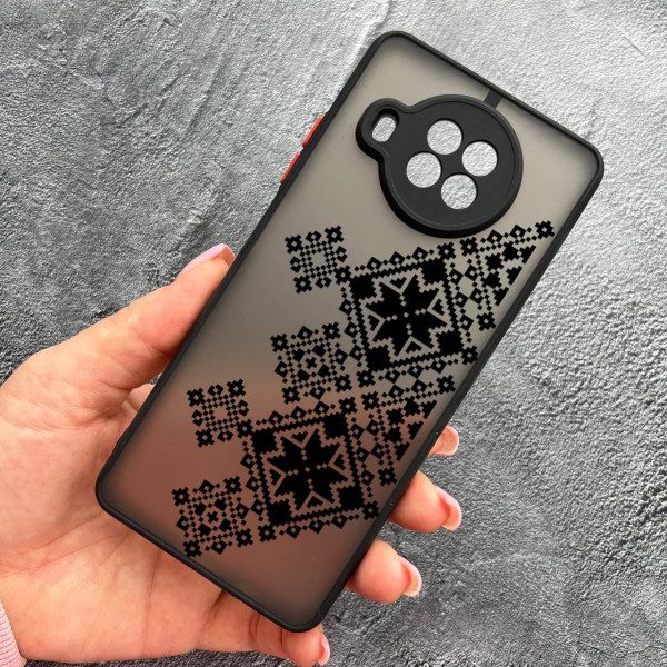 Чохол для Xiaomi Mi 10T Lite / Redmi Note 9 Pro 5G / Mi 10i 5G з захистом камери з вишиванкою чорна українська