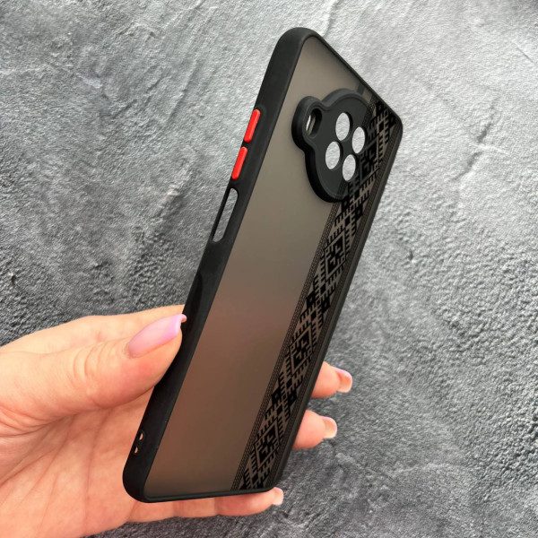 Чохол для Xiaomi Mi 10T Lite / Redmi Note 9 Pro 5G / Mi 10i 5G з захистом камери з вишиванкою чорна оригінальна