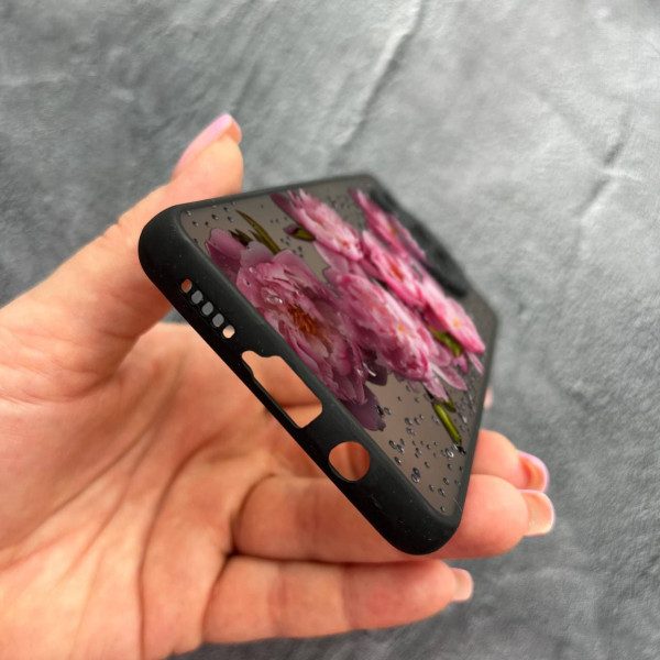 Чехол для Xiaomi Mi 10T Lite / Redmi Note 9 Pro 5G / Mi 10i 5G с защитой камеры с цветами и каплями
