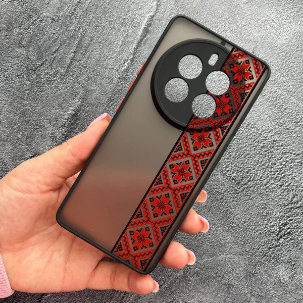 Чехол для Realme 12 pro 5G с защитой камеры с вышиванкой Киевщина