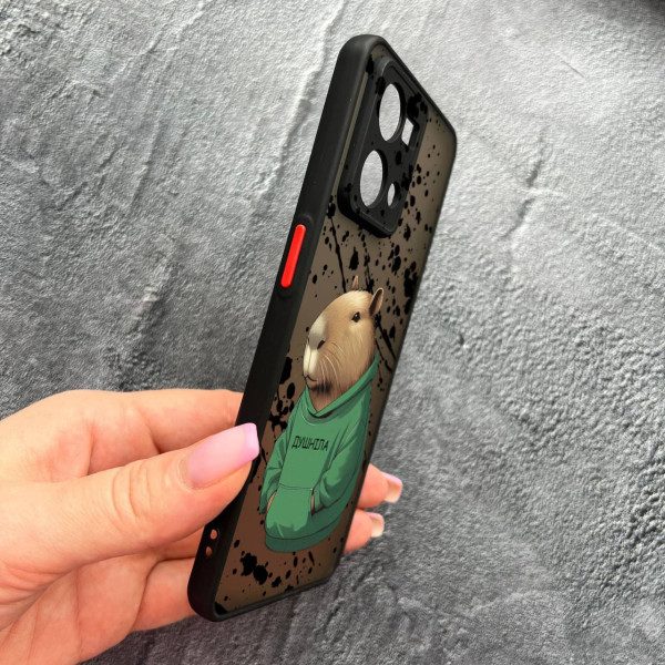 Чохол для Oppo Reno 7 4G з захистом камери з капібарою