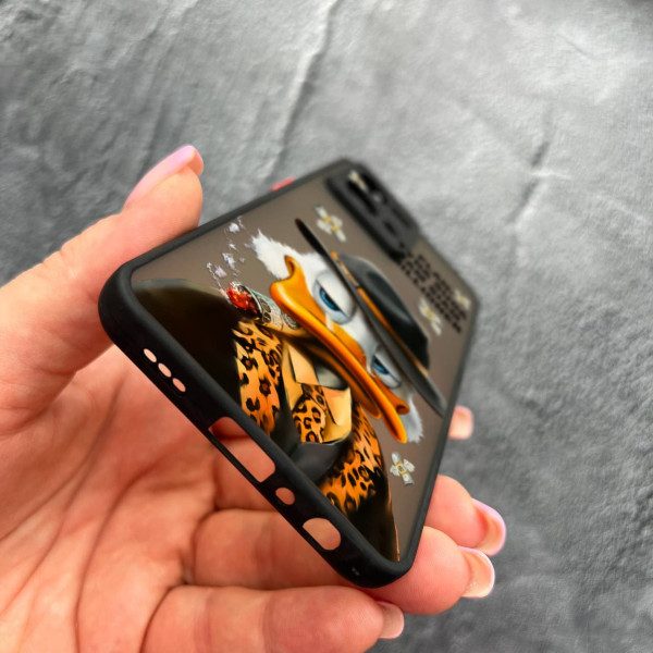 Чехол для Oppo Reno 7 4G с защитой камеры с Дональдом Даком