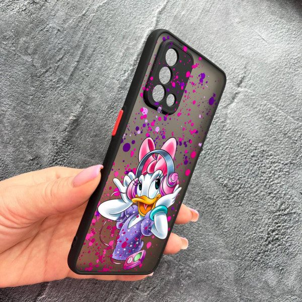 Чехол для Oppo A74 4G с защитой камеры детский с Дейзи