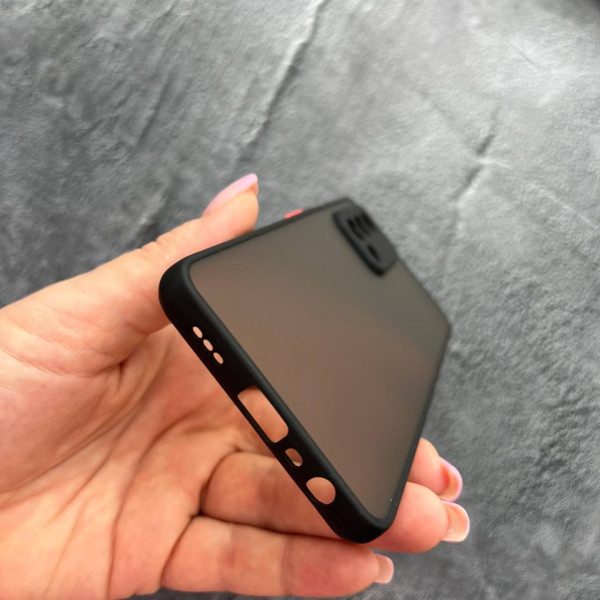 Чехол для Oppo A74 4G с защитой камеры матовый пластик без принта