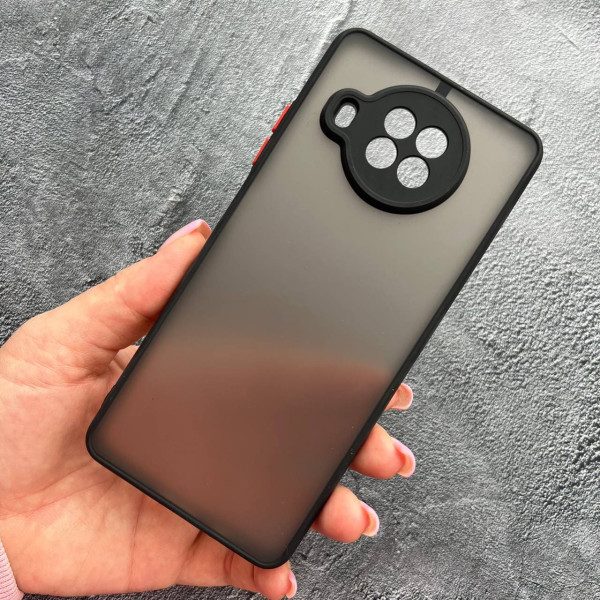 Чехол для Xiaomi Mi 10T Lite / Redmi Note 9 Pro 5G / Mi 10i 5G с защитой камеры матовый пластик без принта