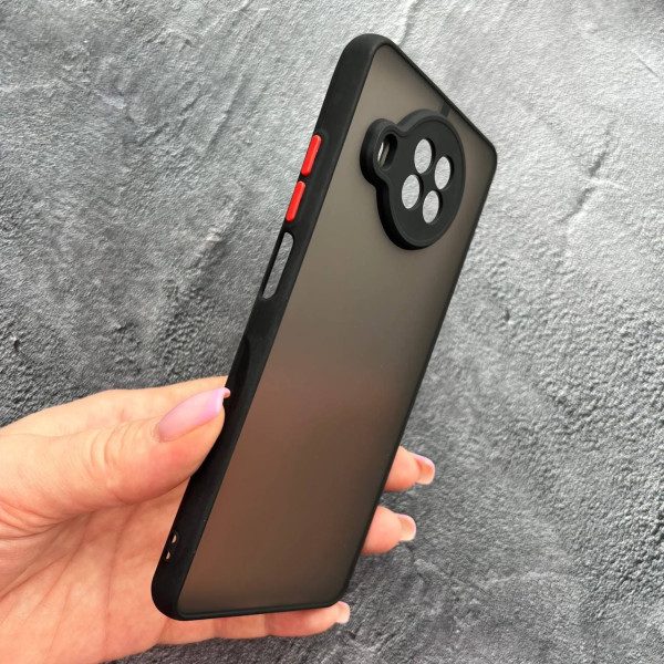 Чехол для Xiaomi Mi 10T Lite / Redmi Note 9 Pro 5G / Mi 10i 5G с защитой камеры матовый пластик без принта