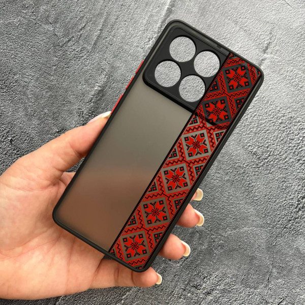 Чохол для Xiaomi Poco F6 Pro з захистом камери з вишиванкою Київщина