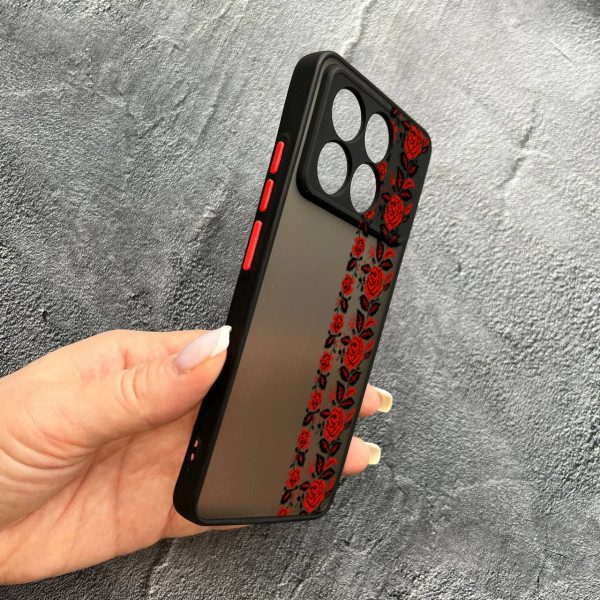 Чохол для Xiaomi Poco F6 Pro з захистом камери з вишиванкою Донеччина