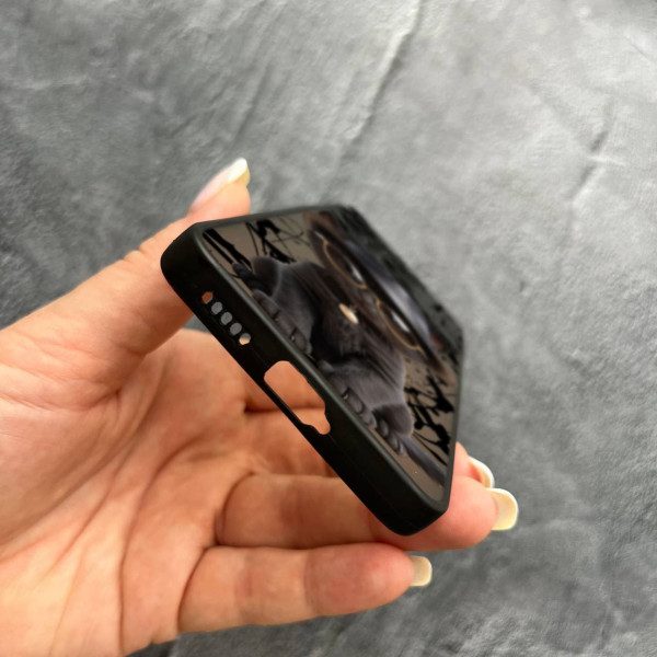 Чехол для Xiaomi Poco F6 Pro с защитой камеры с котом в шляпе