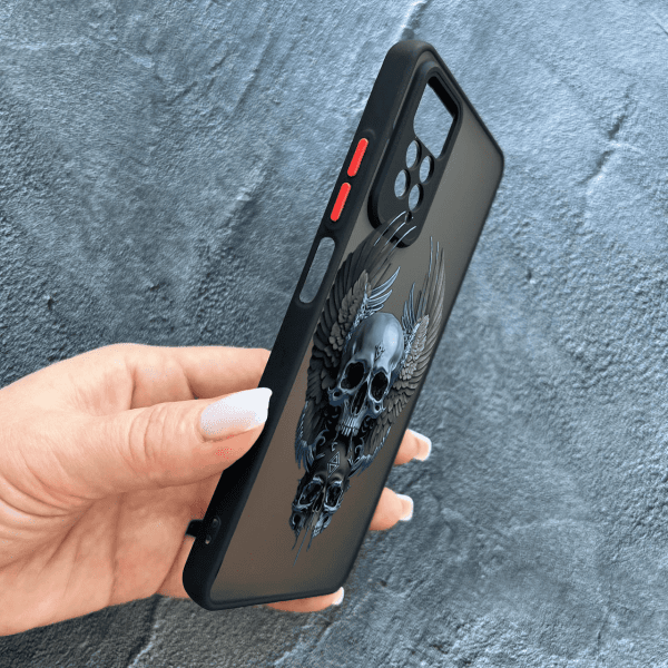 Чохол для Xiaomi Redmi Note 11 / Note 11s з захистом камери з черепом та крилами