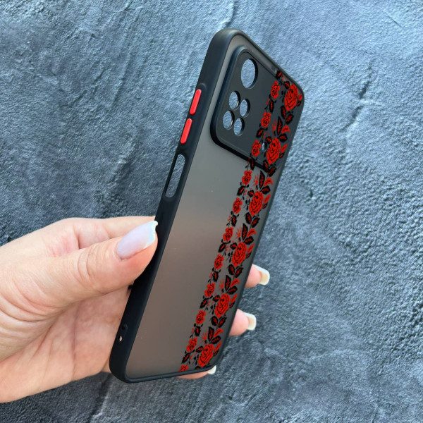 Чохол для Xiaomi Poco M4 Pro 4G з захистом камери з вишиванкою Донеччина