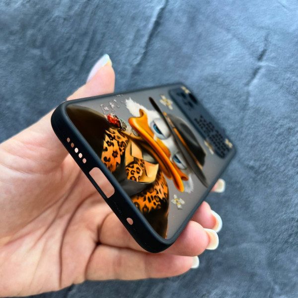 Чехол для Xiaomi Poco M4 Pro 4G с защитой камеры с Дональдом Даком