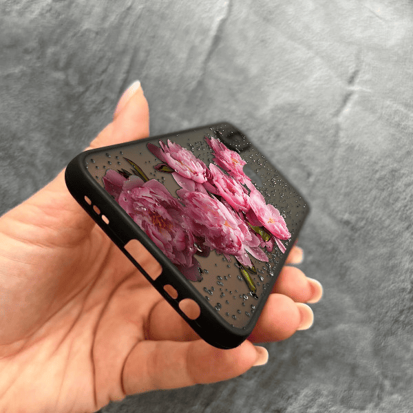 Чехол для Oppo A31 с защитой камеры с цветами и каплями