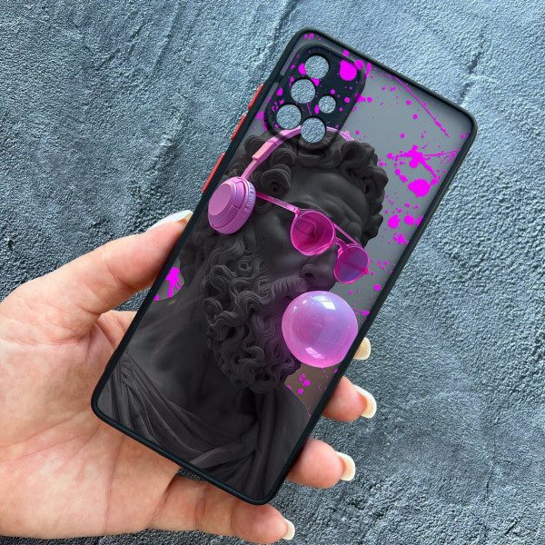 Чехол для Samsung Galaxy A71 с защитой камеры с греческой скульптурой Давид