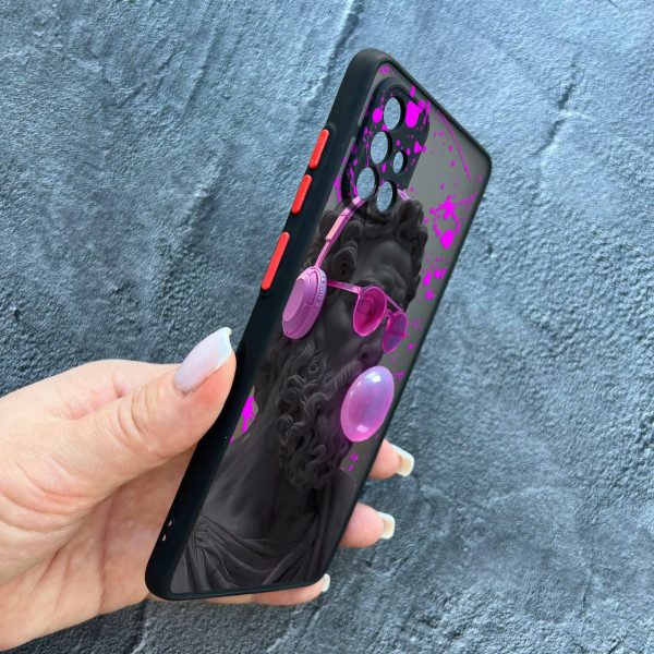 Чехол для Samsung Galaxy A71 с защитой камеры с греческой скульптурой Давид