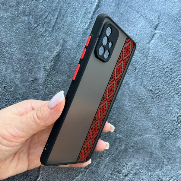 Чохол для Samsung Galaxy A71 з захистом камери з вишиванкою Київщина