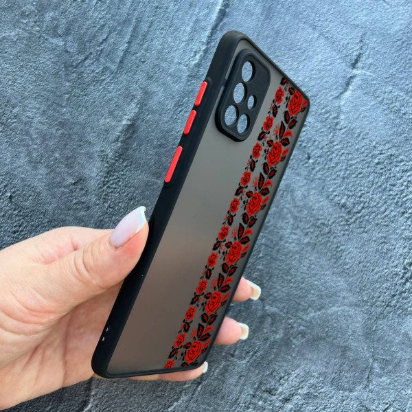 Чохол для Samsung Galaxy A71 з захистом камери з вишиванкою Донеччина