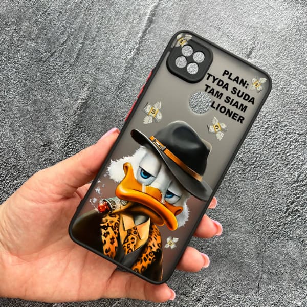Чехол для Oppo A15s / A15 с защитой камеры с Дональдом Даком