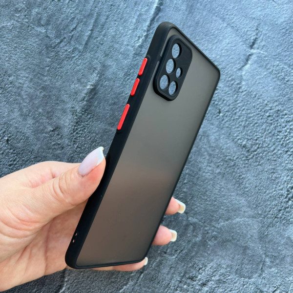 Чехол для Samsung Galaxy A71 матовый пластик без дизайна