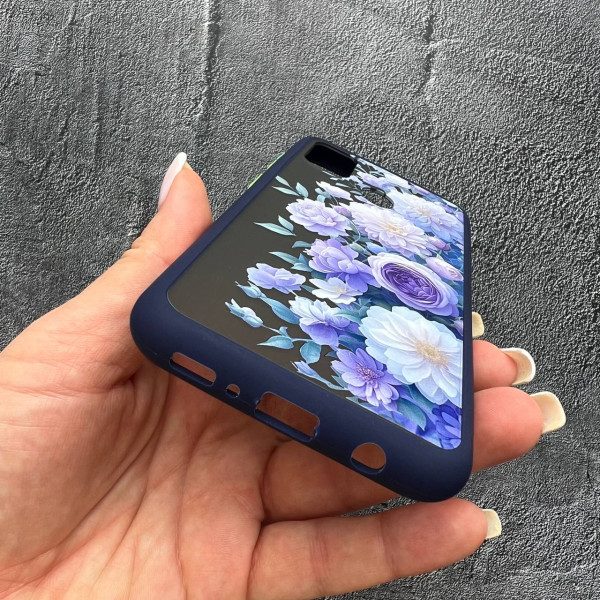Чехол для Samsung Galaxy M30s / M21 с защитой камеры с цветами сиреневые пионы нежные