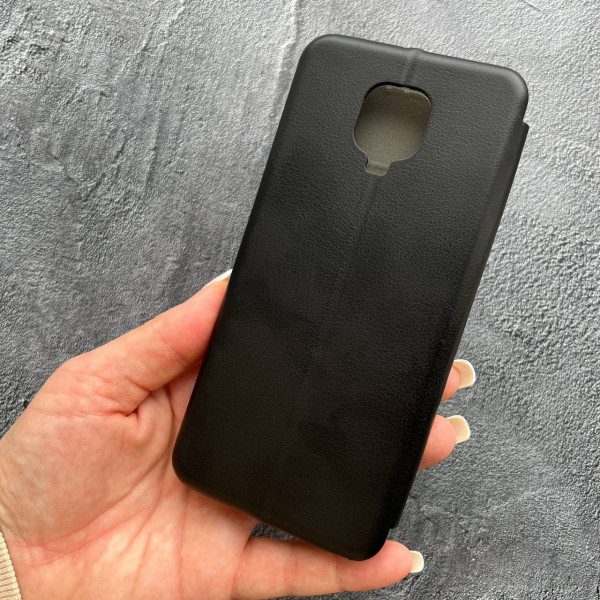 Чехол-книга для Xiaomi Redmi Note 9s / Note 9 Pro / Note 9 Pro Max черная