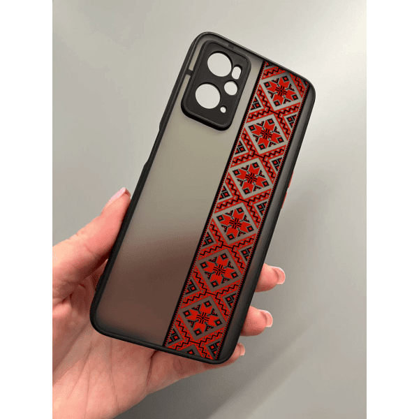 Чехол для Oppo A76 / A96 с защитой камеры с вышиванкой Киевщина
