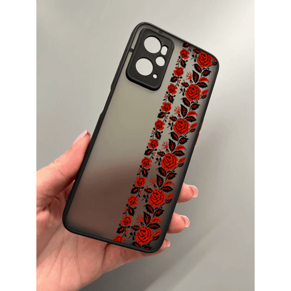 Чехол для Oppo A76 / A96 с защитой камеры с вышиванкой Донеччина