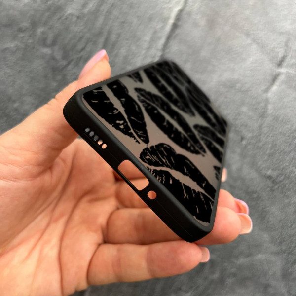 Чехол для Xiaomi 14T Pro с защитой камеры с черными губами