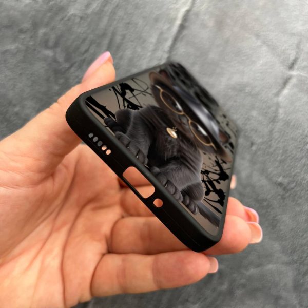 Чехол для Xiaomi 14T Pro с защитой камеры с котом в шляпе
