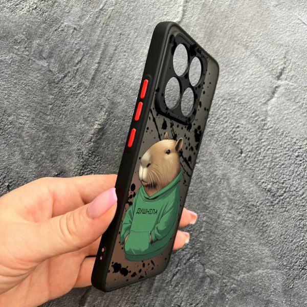 Чохол для Xiaomi 14T Pro з захистом камери з капібарою