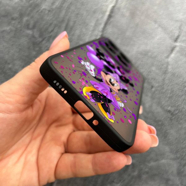 Чехол для Xiaomi 14T Pro с защитой камеры детский с Минни Маус и воздушными шариками