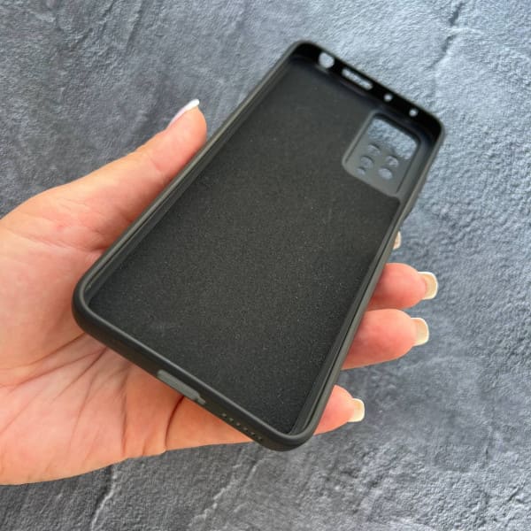 Чехол для Xiaomi Redmi Note 11 / Note 11s с защитой камеры софт-тач чехол черный с вышиванкой Херсонщина