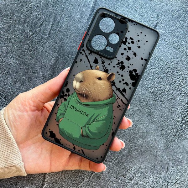 Чохол для Xiaomi Redmi Note 12 Pro 5G з захистом камери з капібарою